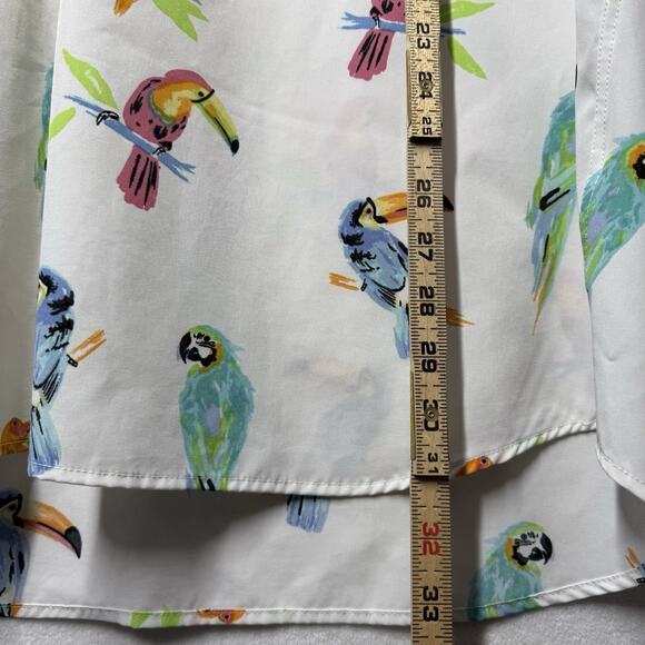 Chubbies Men's The Birds Of Polodise Performance Polo White Multicolor Size XXL - Picture 8 of 8